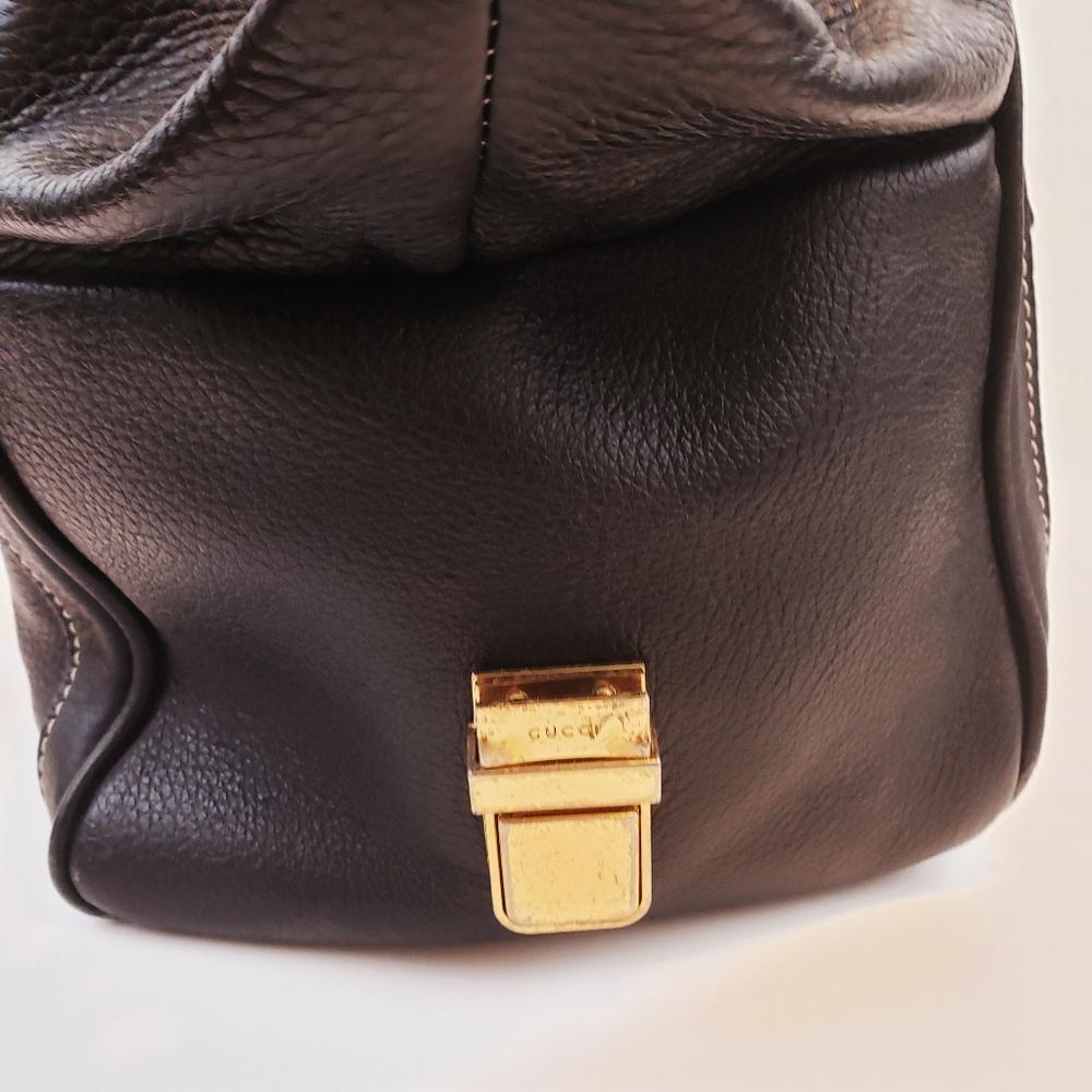 Gucci Aviation Leather Handbag - Picture 13 of 16